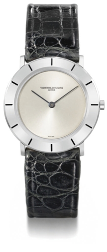 Vacheron Constantin. A slim 18K white gold wristwatch