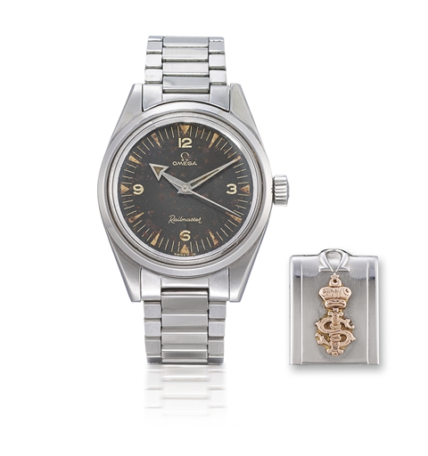 OMEGA, RAILMASTER.STAINLESS STEEL AUTOMATIC ANTIMAGNETIC BRACELET WATCH