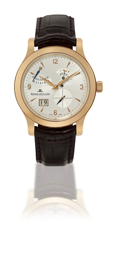 JAEGER-LECOULTRE, MASTER EIGHT DAYS.PINK GOLD MANUALLY-WOUND 8-DAY-GOING WRISTWATCH WITH DATE AND POWER RESERVE INDICATION
