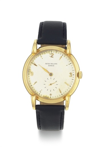 PATEK PHILIPPE. AN 18K GOLD WRISTWATCH