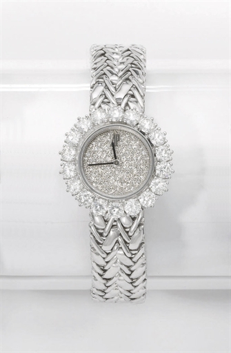 Audemars Piguet. A lady's very fine 18K white gold and diamond-set wristwatch with bracelet