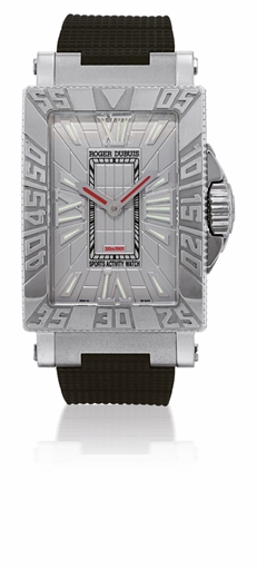 ROGER DUBUIS, SEAMORE SPORT ACTIVITY WATCH - JUST FOR FRIENDS.WHITE GOLD AUTOMATIC WRISTWATCH, LIMITED EDITION OF 280