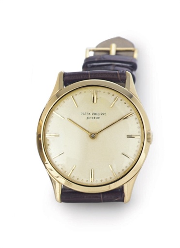 PATEK PHILIPPE. AN 18K GOLD WRISTWATCH