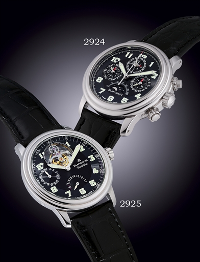 BLANCPAIN, LEMAN - TOURBILLON.WHITE GOLD AUTOMATIC FLYING TOURBILLON WRISTWATCH WITH 8-DAYS POWER RESERVE INDICATION AND DATE DISPLAY
