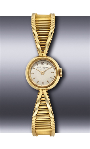 PATEK PHILIPPE, REF. 3006.LADY'S YELLOW GOLD MANUALLY-WOUND BRACELET WATCH