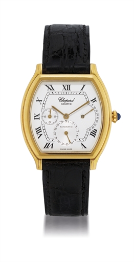 CHOPARD.YELLOW GOLD AUTOMATIC WRISTWATCH WITH DATE DISPLAY AND POWER RESERVE INDICATION