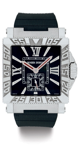 ROGER DUBUIS. A LIMITED EDITION STAINLESS STEEL AUTOMATIC WRISTWATCH