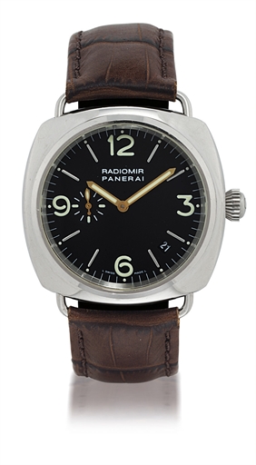 PANERAI, RADIOMIR, REF. PAM00062.WHITE GOLD AUTOMATIC WRISTWATCH WITH DATE DISPLAY, LIMITED EDITION OF 700