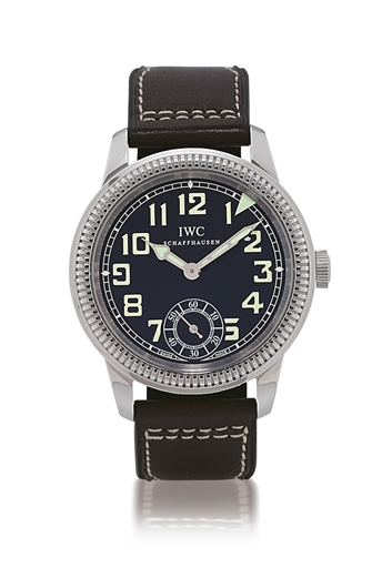 IWC, REF. 3254, FLIEGERUHR.LARGE STAINLESS STEEL MANUALLY-WOUND PILOT'S WRISTWATCH
