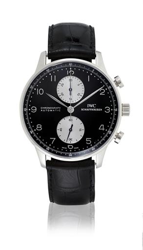 IWC.STAINLESS STEEL AUTOMATIC CHRONOGRAPH WRISTWATCH
