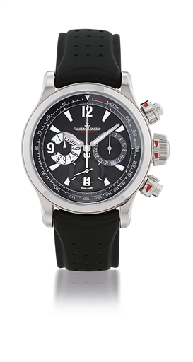 JAEGER-LECOULTRE, MASTER COMPRESSOR CHRONOGRAPH.STAINLESS STEEL AUTOMATIC CHRONOGRAPH WRISTWATCH WITH DATE
