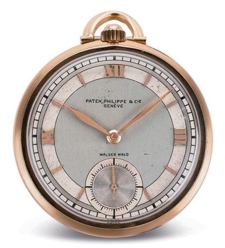 PATEK PHILIPPE. AND 18K GOLD OPENFACE KEYLESS LEVER DRESS WATCH WITH TWO-TONE DIAL