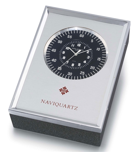 Patek Philippe. An aluminium electronic marine chronometer with sweep centre seconds