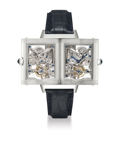 JAEGER-LECOULTRE, SKELETONIZED REVERSO PLATINUM TOURBILLON