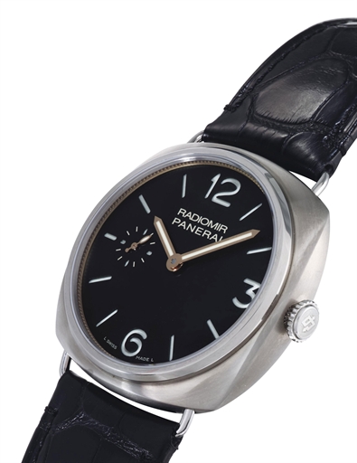 PANERAI. A FINE LIMITED EDITION TITANIUM WRISTWATCH