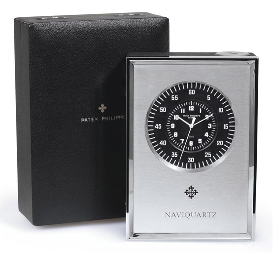 PATEK PHILIPPE. AN ALUMINIUM MARINE CHRONOMETER WITH JUMPING CENTER SECONDS