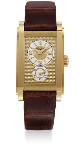 ROLEX. AN 18K GOLD WRISTWATCH