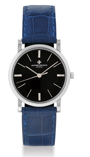 VACHERON CONSTANTIN. AN 18K WHITE GOLD WRISTWATCH WITH SWEEP CENTRE SECONDS