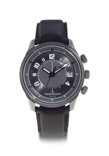 Jaeger-LeCoultre. A Limited Edition Titanium Automatic Wristwatch With Date, Alarm and Center Seconds