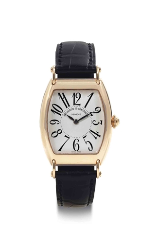 Vacheron Constantin. A Limited Edition 18k Pink Gold Tonneau Wristwatch