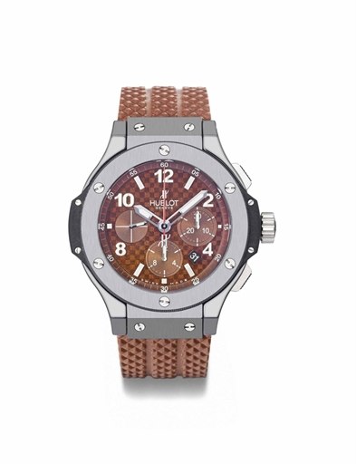 Hublot. A large titanium and ceramic automatic limited edition chronograph wristwatch with date