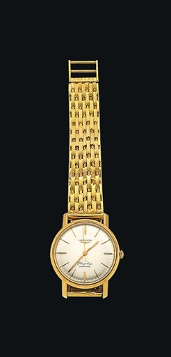 An automatic bracelet watch, by Longines