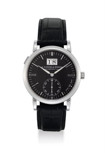 A. LANGE & SÖHNE. AN 18K WHITE GOLD AUTOMATIC WRISTWATCH WITH DATE