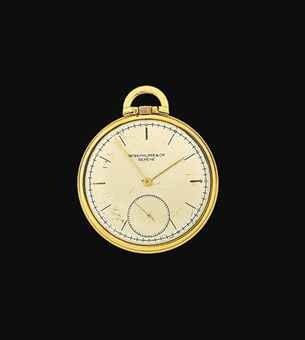 An 18ct gold pocket watch, by Patek Philippe, ref