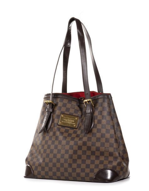 Louis Vuitton 2008 pre-owned Damier Ebene Hampstead MM Tote Bag