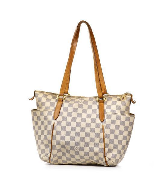 230. LOUIS VUITTON,Sac TOTALLY, toile Damier... - Lot 230 - Cornette de Saint Cyr maison de ventes