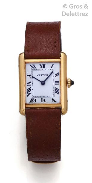 1950 Cartier Tank Watch For Sale - Mens Vintage Time only