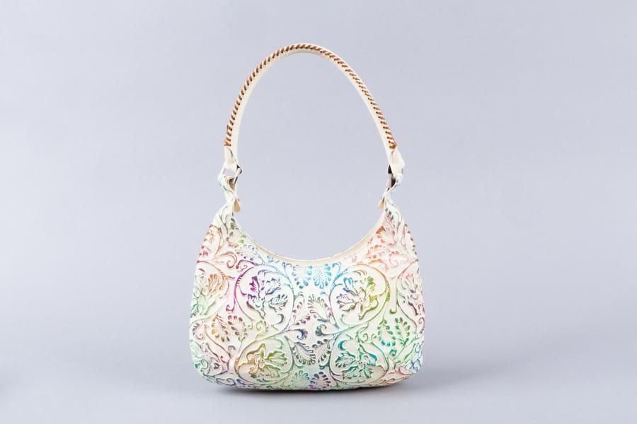 KENZO;Sac 36 cm en cuir coquille d'oeuf…
