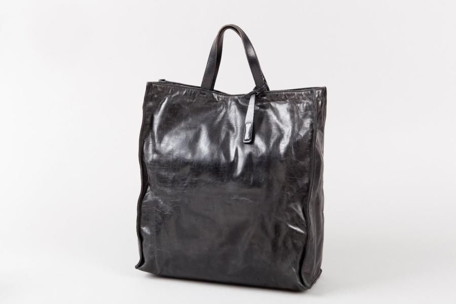 Jil SANDER;Sac cabas 34 cm en veau noir,…
