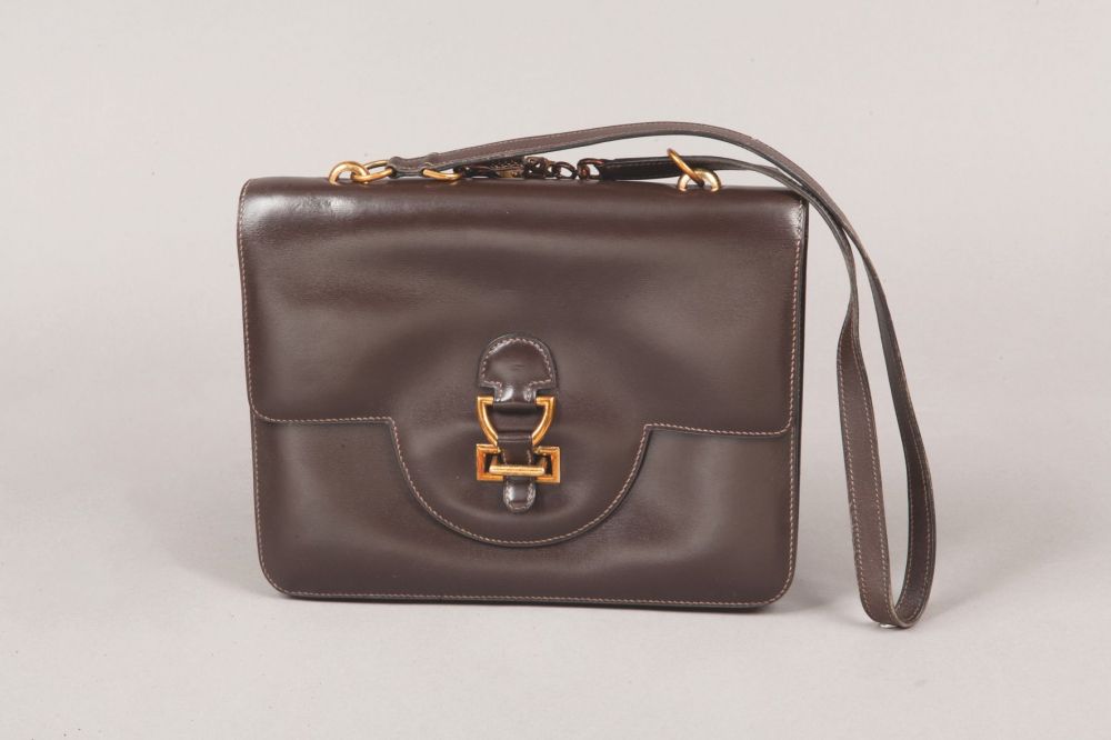 HERMES Paris - Sac Sandrine 24cm en box... - Lot 126 - Gros & Delettrez