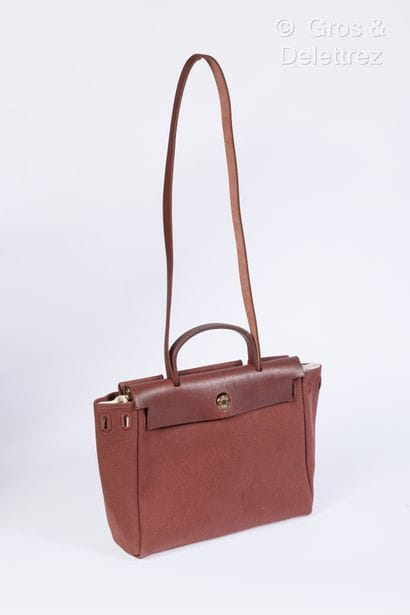 HERMES Paris made in France Année 2001 - Sac "Herbag" 30 cm - Lot 22