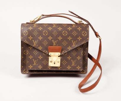 Sold at Auction: Louis Vuitton, Louis Vuitton Monceau Handbag Monogram  Canvas Brown