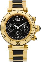 Cartier Ref. 3027 Gold Pasha Seatimer Automatic Chronograph XL....