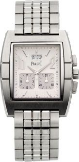 Piaget Ref. 27150 Upstream Stainless Steel Chronograph Deployant.Bezel Clasp....