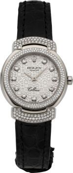 Rolex Ref. 6673/9 Lady's White Gold & Diamond Cellini....