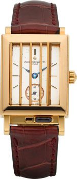 Vacheron Constantin Ref. 91002 18k Pink Gold Les Historiques.Jalousie Concealed Dial Wristwatch....