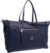 Louis Vuitton Midnight Blue Empreinte Leather Lumineuse GM Bag.