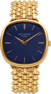 Patek Philippe Ref. 3644/2 Very Fine Cushion Shaped Gold.Wristwatch, circa 1976....