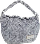 Louis Vuitton Limited Edition Pale Gray Monogram Olympe Leather.Nimbus Bag.