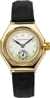 Rolex Early Ref. 2136 Gold Octagonal Wristwatch, circa 1930's....