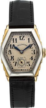 Illinois Ritz Two Tone Vintage Wristwatch....