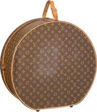 Louis Vuitton Classic Monogram Canvas Botte Chapeaux Ronde Hatbox.