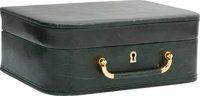 Asprey Dark Green Lizard Jewelry Case. Very Good Condition..9.5 Width x 7.5 Height x 4 Depth....