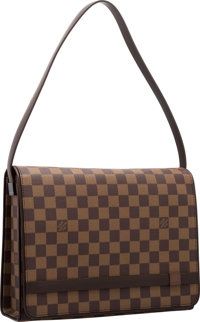 Louis Vuitton Damier Ebene Canvas Tribeca GM Bag. Excellent.Condition. 11 Width x 8.5 Height x 3 Depth....