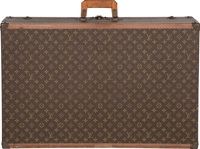 Louis Vuitton Classic Monogram Canvas Trunk, circa 1970's. Good.to Very Good Condition. 31 Width x 20.5 Height x.10...