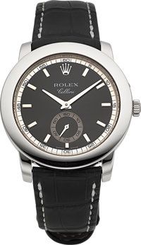 Rolex Unused Ref. 5241 Cellini Cellinium Gent's Platinum Watch....